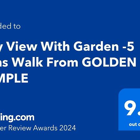 City View With Garden -5 Mins Walk From Golden Temple Amritsar Exteriér fotografie